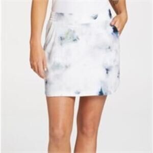 NWT CALIA Women's 16" Birdie Golf Skort Milk Bath Cool XS